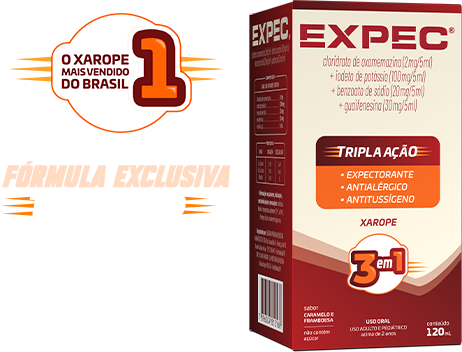 Expec fórmula exclusiva tripla ação